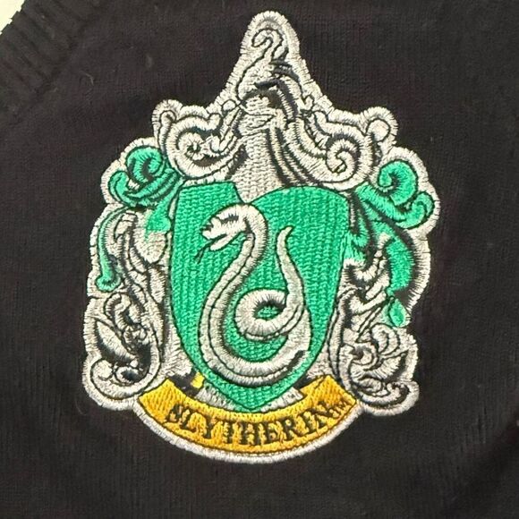 Hot Topic Harry Potter Slytherin House Black Cardigan - Women’s US S - Picture 8 of 9